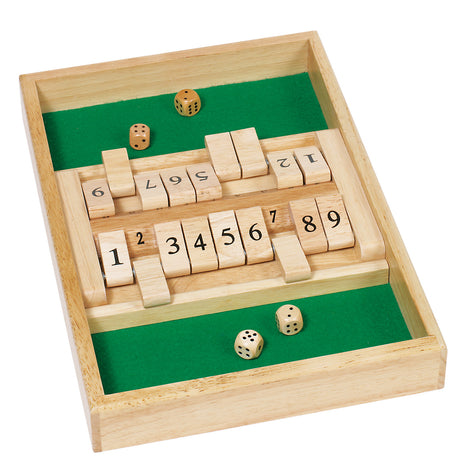Goki cierra la caja juego de dados