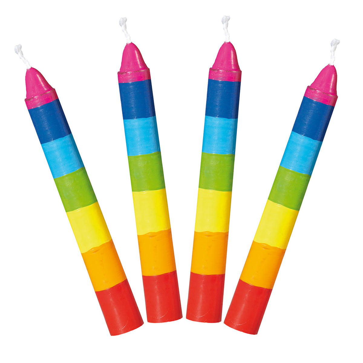 Velas Goki arcoiris, 10 uds.