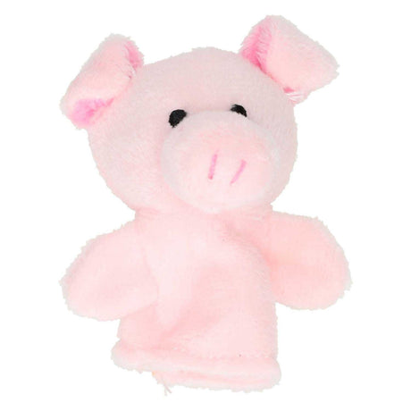 Goki plush finger puppet animal, 6 pcs.