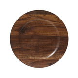 Plato inferior Decoris marrón ø33xh1,5cm