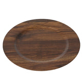 Plato inferior Decoris marrón ø33xh1,5cm