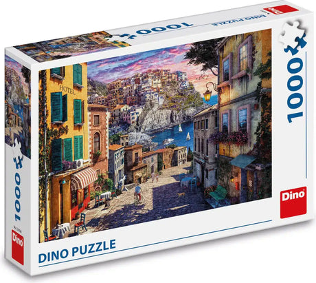 Puzzle de dinosaurios Dinotoys de una costa italiana - 1000 piezas