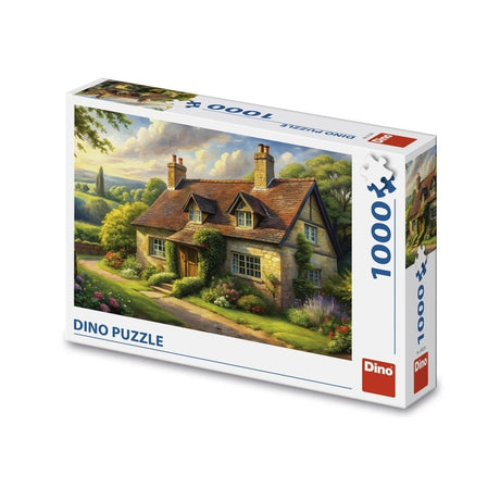 Dinotoys rompecabezas de dinosaurios de una casa de campo inglesa - 1000 piezas