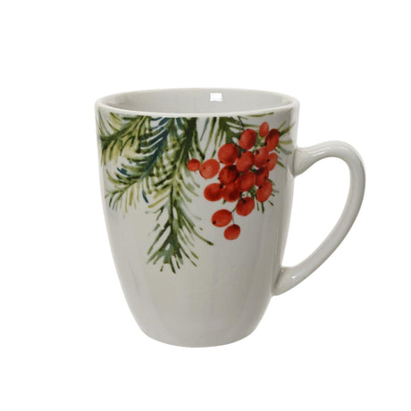 Decoris Taza navideña porcelana ø8,7xh10,5cm