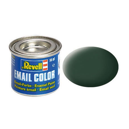 Pintura esmaltada Revell n.º 68 - verde oscuro, mate