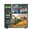Conjunto de modelos Revell - ah-64a apache 56 piezas. - incl. colores de pintura basicos