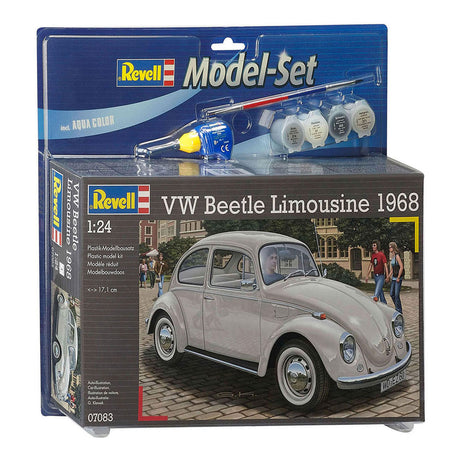 Conjunto de modelos Revell - Volkswagen Beetle Limousine 68 - incl. colores de pintura basicos