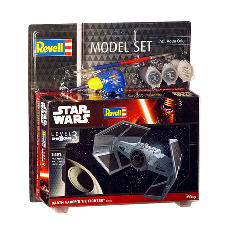 Revell set modelo Tie Fighter de Darth Vader - incl. colores de pintura basicos