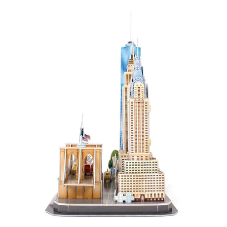 Kit de construcción de puzzles 3D Revell - Skyline de Nueva York 123pzs.