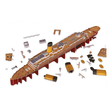 Kit de construcción de rompecabezas 3D Revell - RMS Titanic LED Edition 266 piezas.