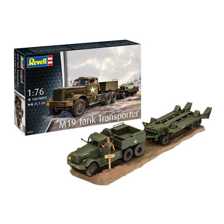 Maqueta Revell - transportador de tanque m19 1:76 - 140 uds.