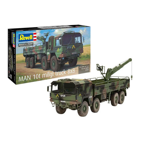 Maqueta Revell - camión hombre 10t milgl 8x8 1:35 - 245 piezas.