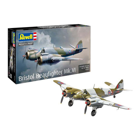 Maqueta de revell - bristol beaufighter mk. vi 1:48 - 167 partes.