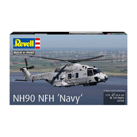 Maqueta Revell - nh90 nfh azul marino 1:72 - 159 piezas.