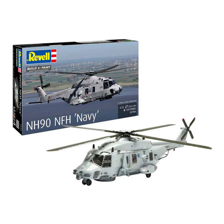 Maqueta Revell - nh90 nfh azul marino 1:72 - 159 piezas.