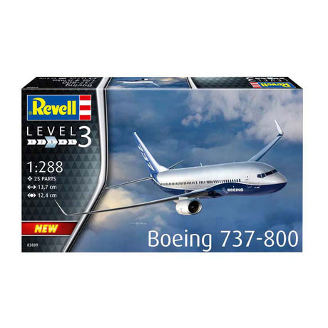 Maqueta Revell - boeing 737-800 1:288 - 25 piezas.