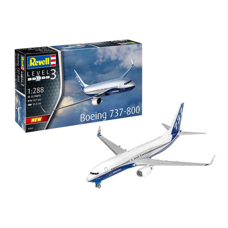 Maqueta Revell - boeing 737-800 1:288 - 25 piezas.