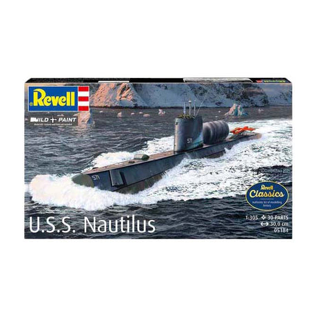 Maqueta Revell - EE.UU. nautilo 1:305 - 30uds.