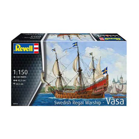 Kit de construcción modelo Revell - barco real sueco vasa 1:150 - 330 piezas.