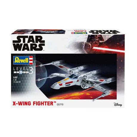 Maqueta Revell star wars - caza x-wing 1:57 - 38 piezas.