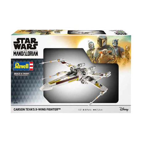 Maqueta revell star wars - el mandaloriano: x-wing de carson teva 1:57 - 38pzs.