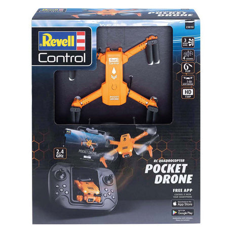 Drone de bolsillo cuadricóptero rc Revell