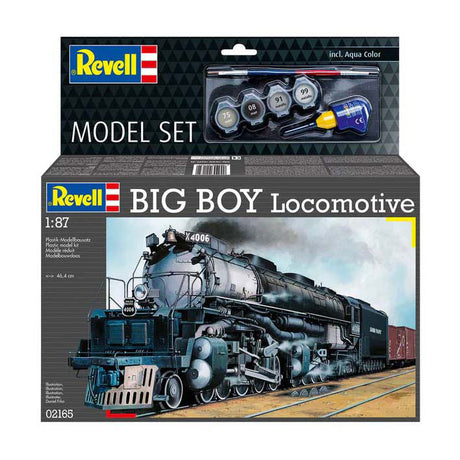Maqueta Revell - locomotora Big Boy 1:87 - 233 piezas - incl. colores de pintura basicos