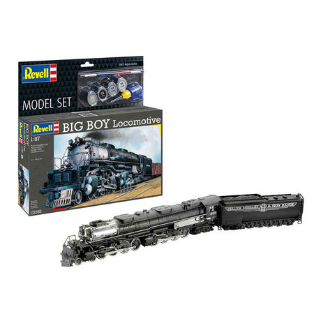 Maqueta Revell - locomotora Big Boy 1:87 - 233 piezas - incl. colores de pintura basicos
