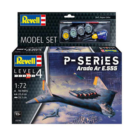 Maqueta Revell - serie p - ar555 1:72 - 98 uds. - incl. colores de pintura basicos