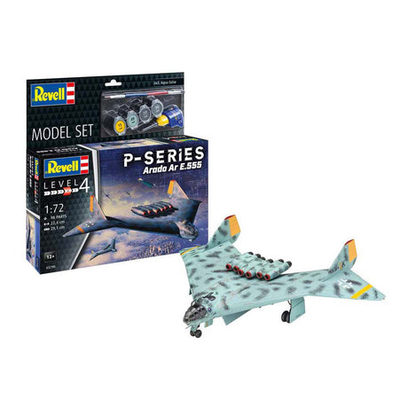 Maqueta Revell - serie p - ar555 1:72 - 98 uds. - incl. colores de pintura basicos