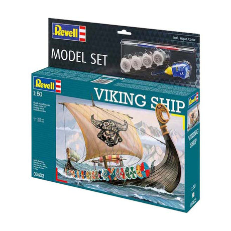Kit de construcción de maquetas Revell - barco vikingo 1:50