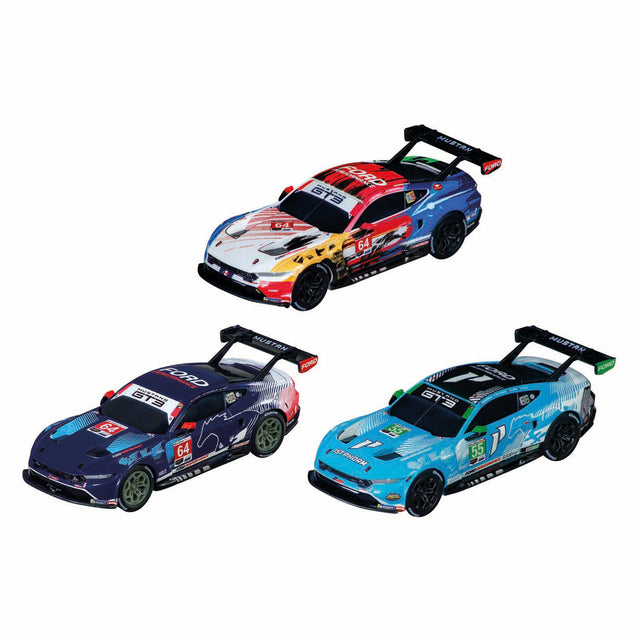 Carrera pull back ford mustang gt3 1:43 - 3 uds.