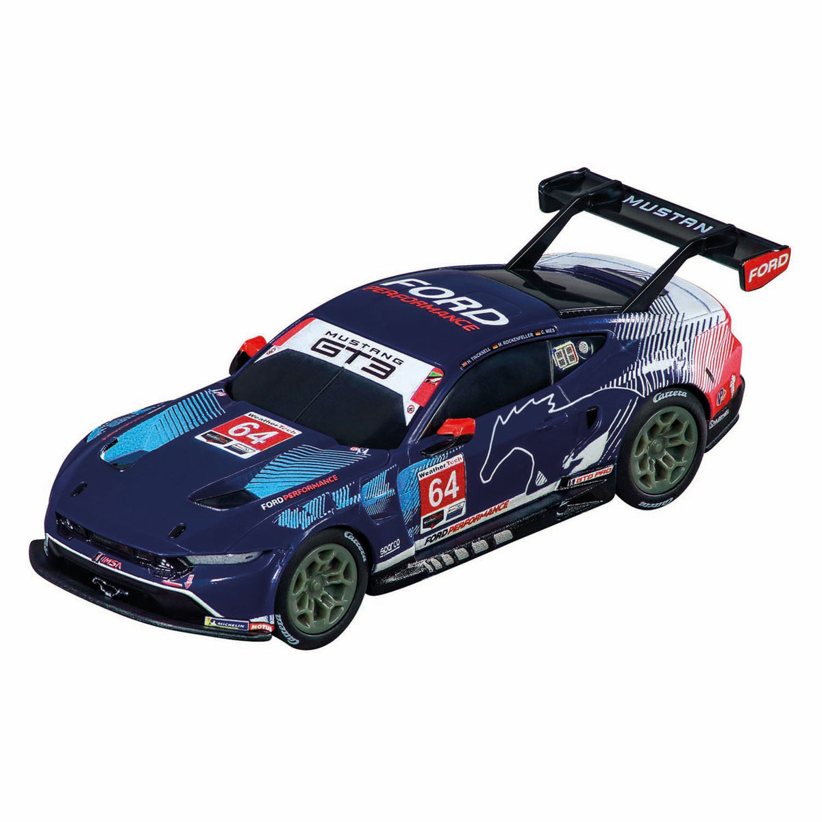 Carrera pull back ford mustang gt3 1:43 - 3 uds.