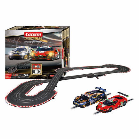 Pista de carreras digital Carrera 1:24 con 2 coches de carreras