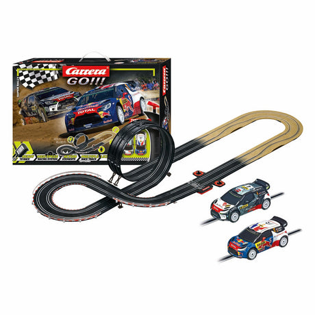 Carrera vamos!!! super rally - pista de carreras con 2 coches - 1:43