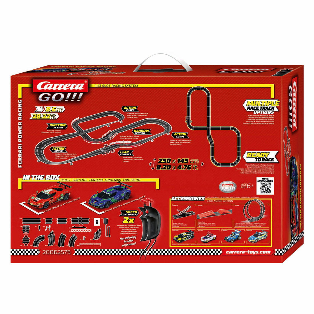 Carrera vamos!!! pista de carreras - carreras de poder ferrari