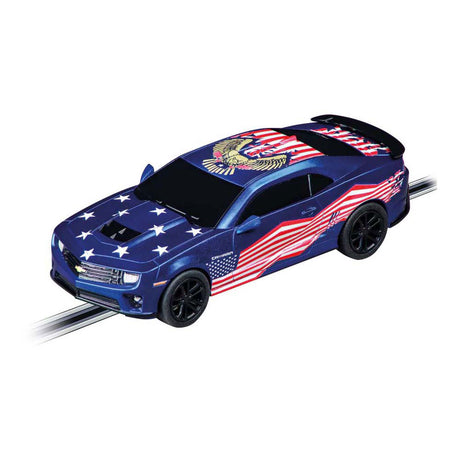 Carrera chevrolet camaro estrellas y rayas - 1:43