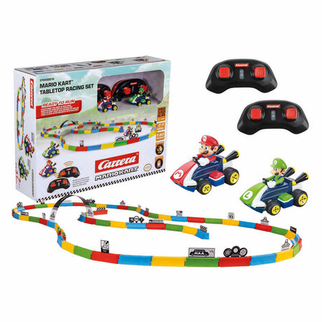 Carrera RC 2.4GHz Mario Kart Juego de carreras de mesa - Mario Luigi 1:43