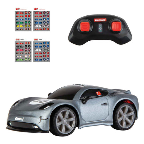 Carrera mini rc 2.4ghz bundesliga 1:43 - gris