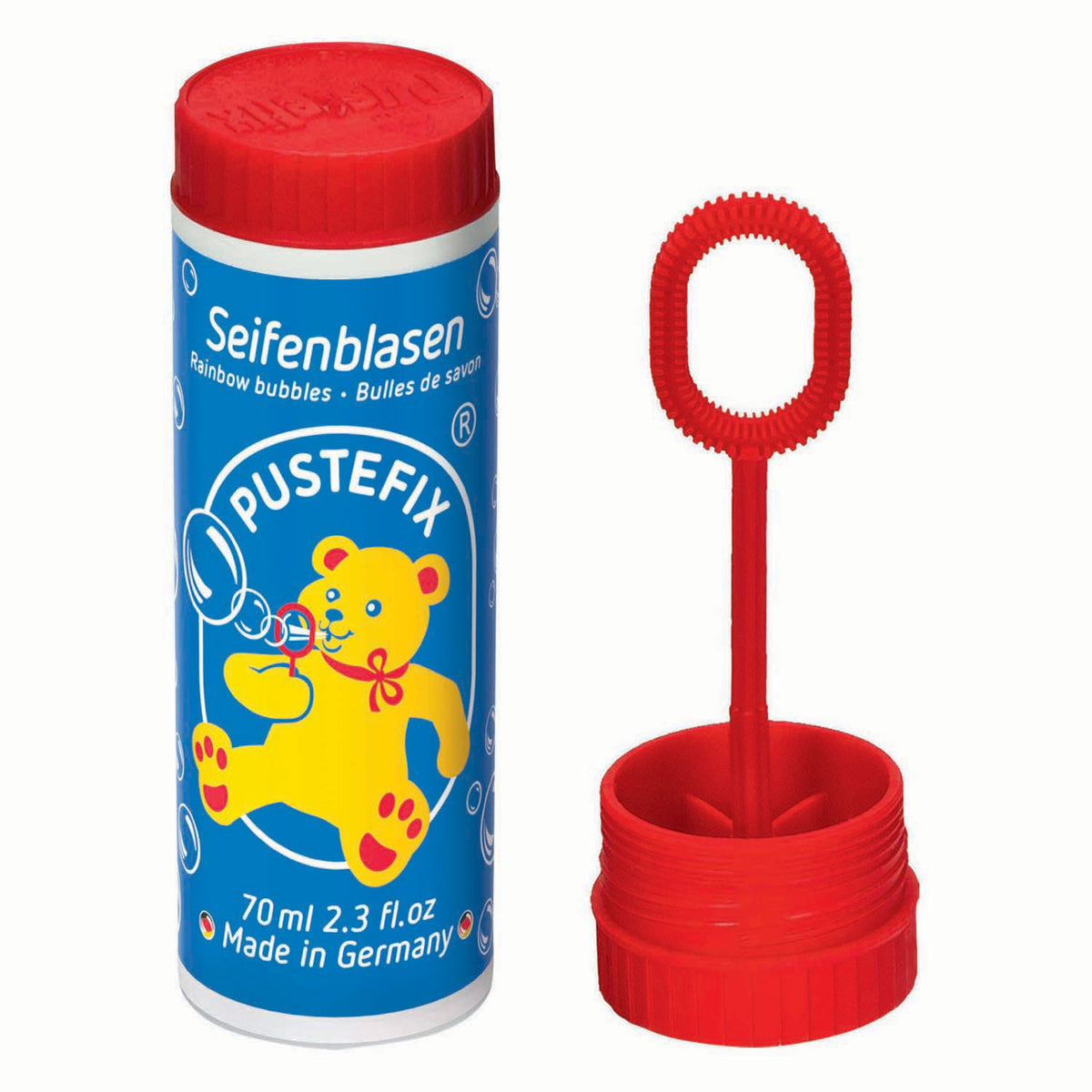 Soplador de burbujas clásico Pustefix - 70ml