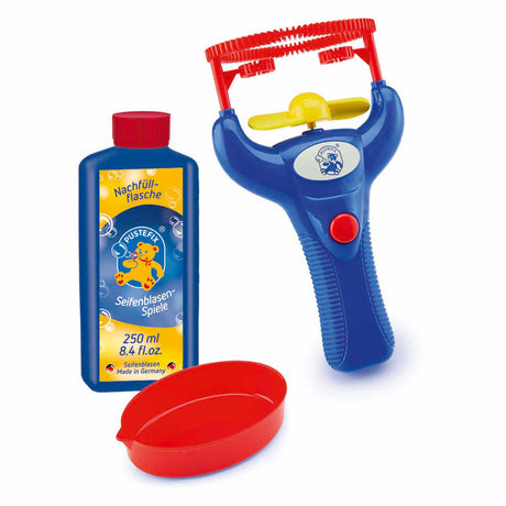 Ventilador doble Pustefix con soplador de burbujas.