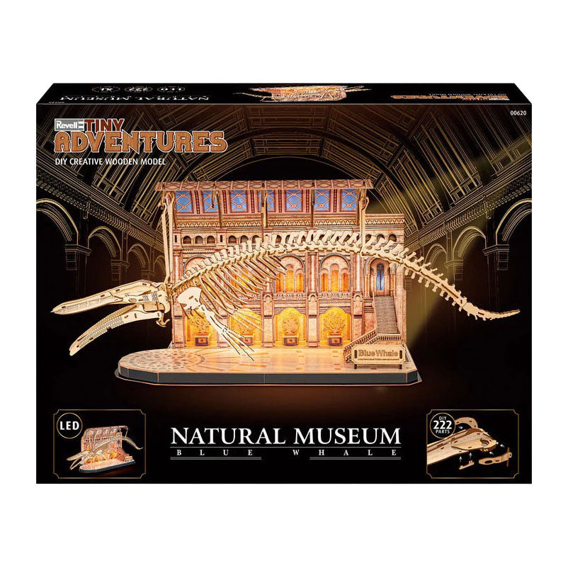 Revell tiny aventuras museo natural ballena azul - 222 uds.