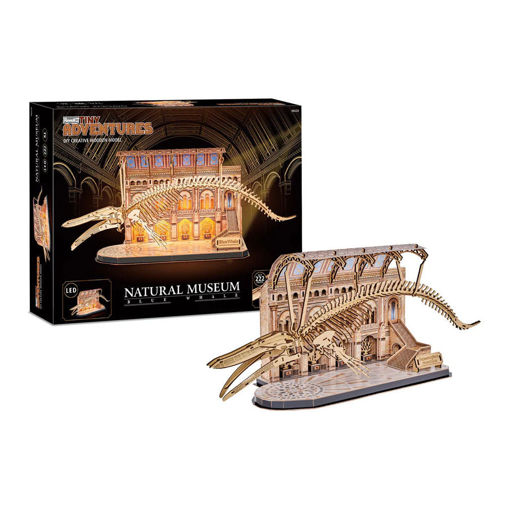 Revell tiny aventuras museo natural ballena azul - 222 uds.
