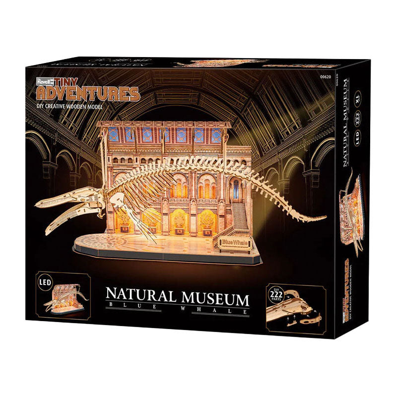 Revell tiny aventuras museo natural ballena azul - 222 uds.
