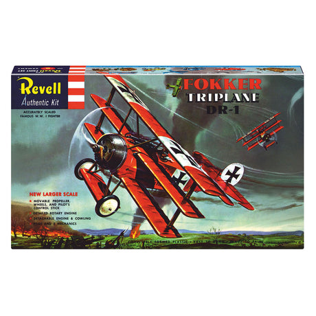 Revell modelbouwpakket fokker triplane dr.1 - 75 years plastic modelling 1:28 - 60dlg.