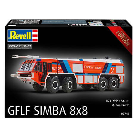 Kit de construcción de maquetas Revell gflf simba 8x8 1:24 - 364 piezas.
