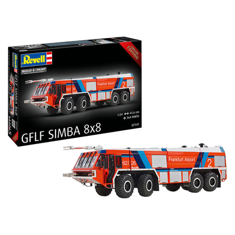 Kit de construcción de maquetas Revell gflf simba 8x8 1:24 - 364 piezas.