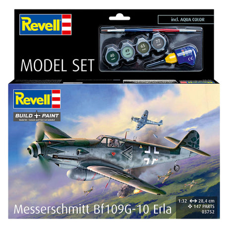 Revell kit de construcción modelo set messerschmitt bf109g-10 erla 1:32 - 147uds.