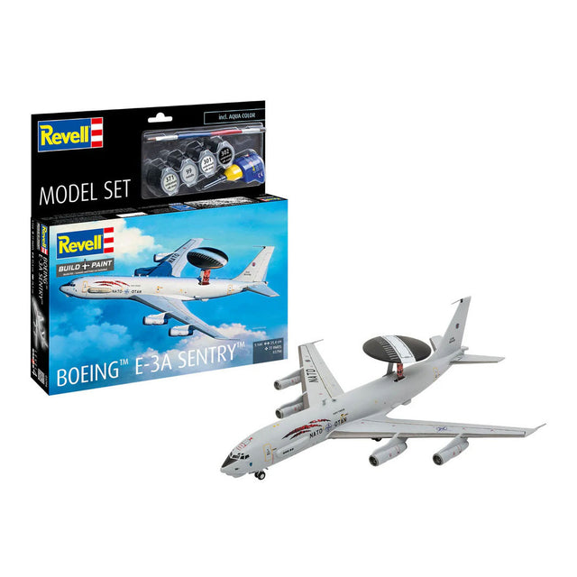 Maqueta Revell set de maquetas boeing e-3a 1:144 - 77uds.