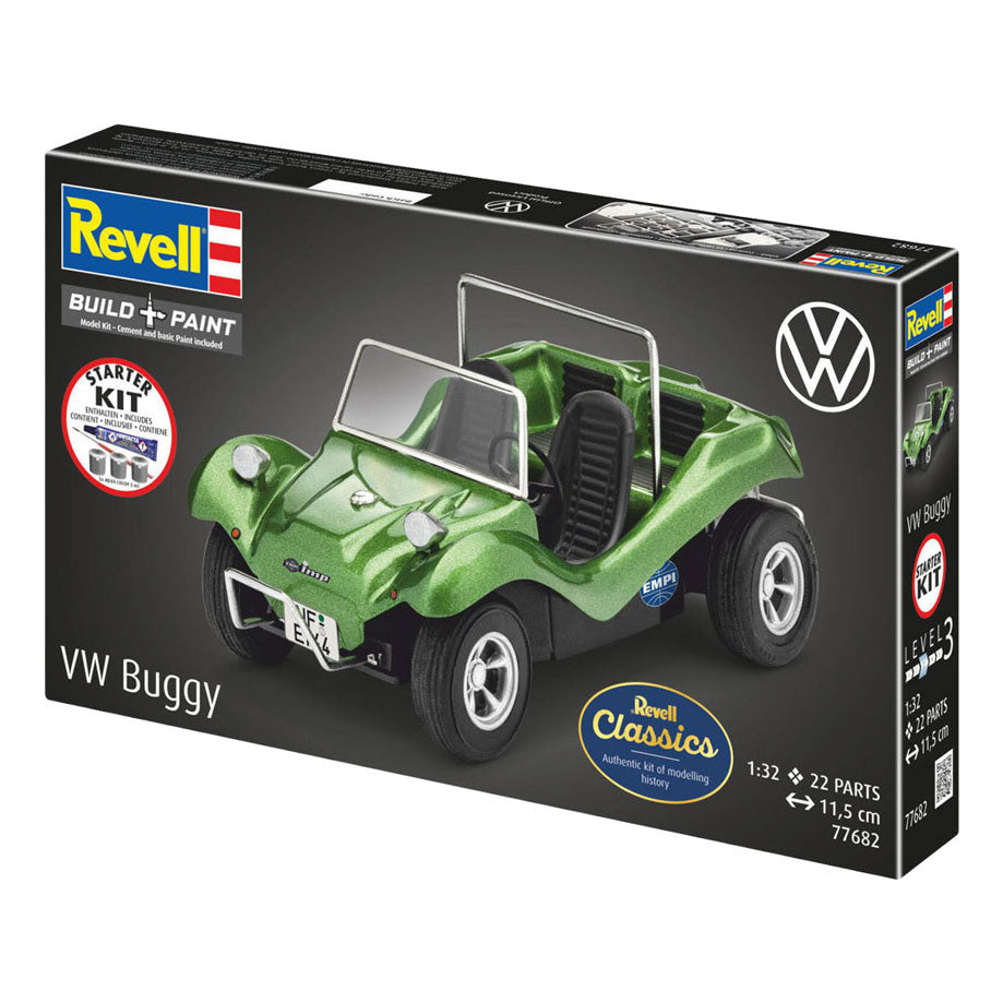 Maqueta Revell kit de iniciación vw buggy 1:32 - 22 piezas.